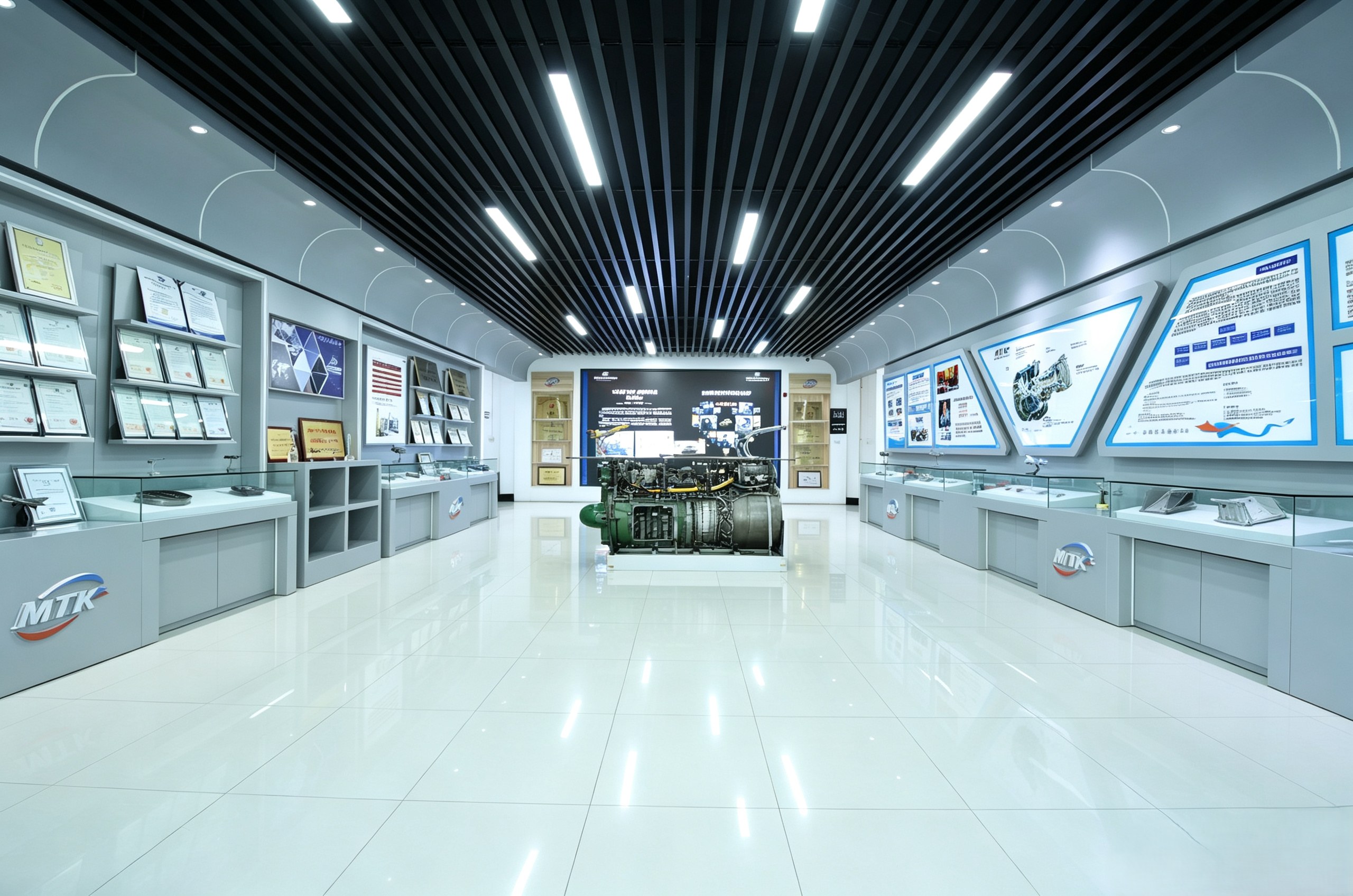 Certification wall panorama
